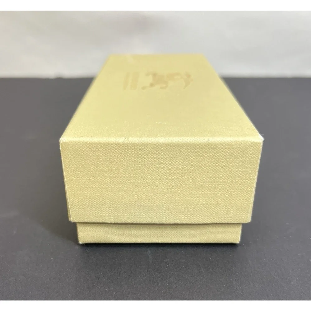 Burberry Tan Eyewear Box‎ Booklet Luxottica Group Gold Logo Gift Box High End